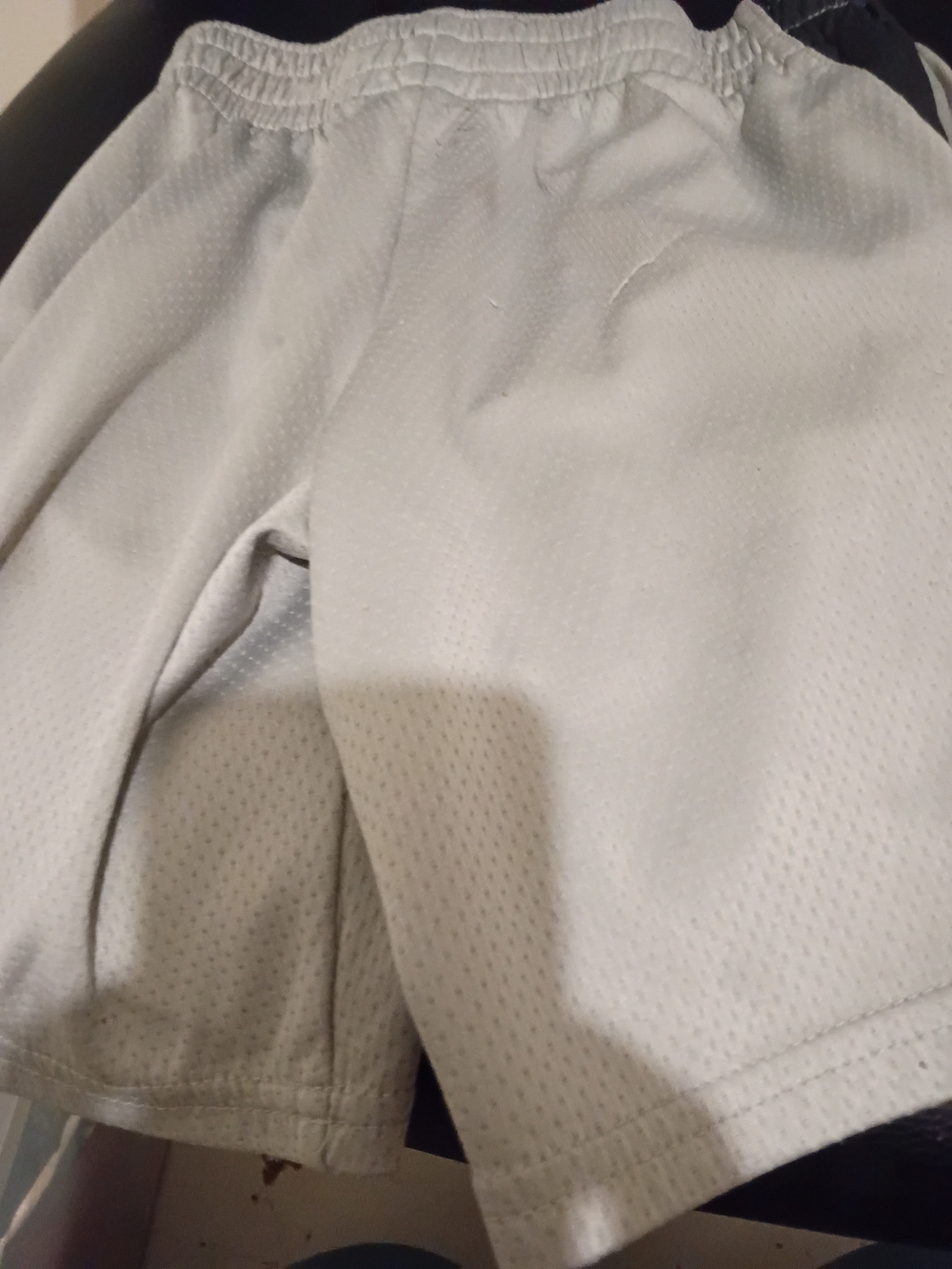 Athletic Works Gray And Black Mesh Boys Shorts Size 8 M